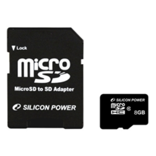 microSDHCJ[h 8GB (Class10)  5Nۏ (SDHCA_v^[t) SP008GBSTH010V10SP