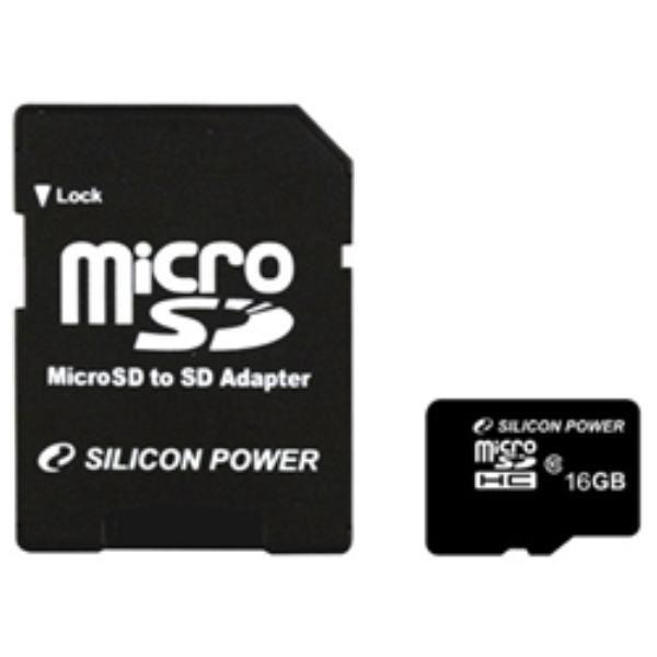 micro SDHCJ[h 16GB (Class10) ivۏ (SDHCA_v^[t) SP016GBSTH010V10-SP