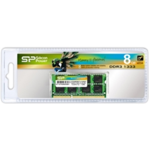 W[ 204Pin SO-DIMM DDR3-1333(PC3-10600) 8GB uX^[pbP[W SP008GBSTU133N02