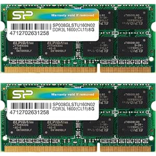 y1.35VdzW[ 204Pin SO-DIMM DDR3-1600(PC3-12800) 8GB×2g uX^[pbN SP016GLSTU160N22