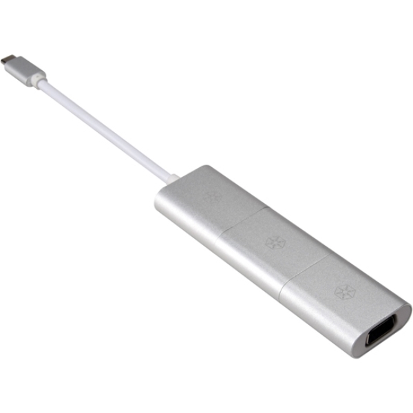 USB3.1 Type-C接続Mini DisplayPort/HDMI/VGA変換コンビネーションアダプタ SST-EP11S