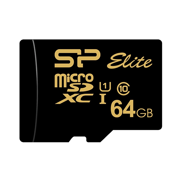 Golden Series-Elite microSDXCJ[h UHS-I U1 Class10 64GB SP064GBSTXBU1V1GSP