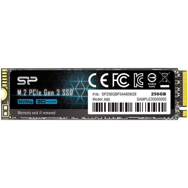 A60 M.2 Gen3 x4 type2280 256GB SSD SP256GBP34A60M28