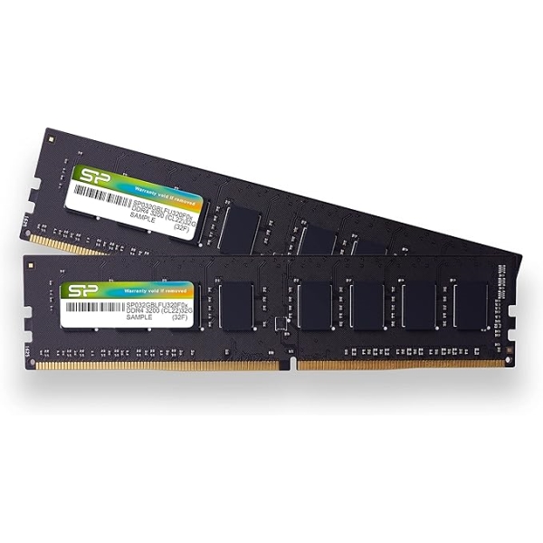 W[ 288pin DDR4-3200 PC4-25600 CL22 1.2V Non-ECC Unbuffered DIMM 32GB×2g SP064GBLFU320F22