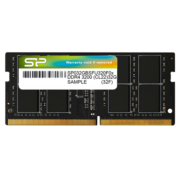 W[ 260pin DDR4-3200 PC4-25600 CL22 1.2V Non-ECC SODIMM 32GB SP032GBSFU320F02