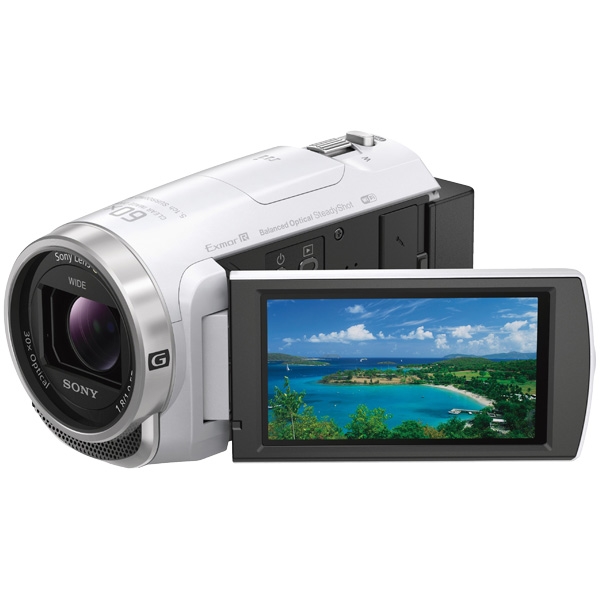 SONY デジタルHDビデオカメラレコーダー Handycam CX680 ホワイト HDR-CX680/W - NTT-X Store