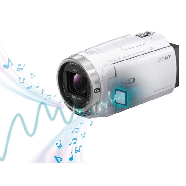 SONY デジタルHDビデオカメラレコーダー Handycam CX680 ホワイト HDR-CX680/W - NTT-X Store