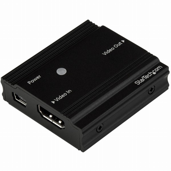 4K対応HDMIリピーター(信号増幅器・イコライザー内蔵) HDMI延長器 4K/60Hzで最大10m 4K/30Hzで最大25m HDBOOST4K