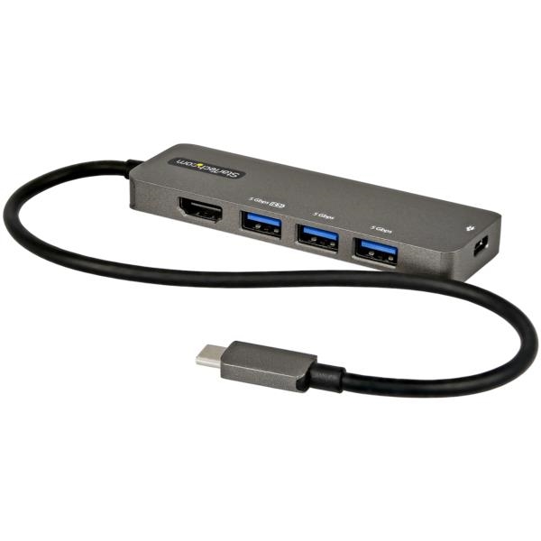 USB Type-C }`ϊA_v^[/USB-C-HDMI 2.0b 4K60Hz(HDR10)/100W Power DeliverypXX[Ή/USB 3.0 |[gx4/USB-C}`nu DKT30CHPD3