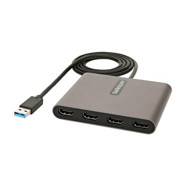 USB 3.0ڑNAbhHDMIfBXvCϊA_v^/USB-HDMI 4o̓Ro[^/1080p 60Hz/USB Type-Aڑ/HDMI݃A_v^/WindowŝݑΉ USB32HD4