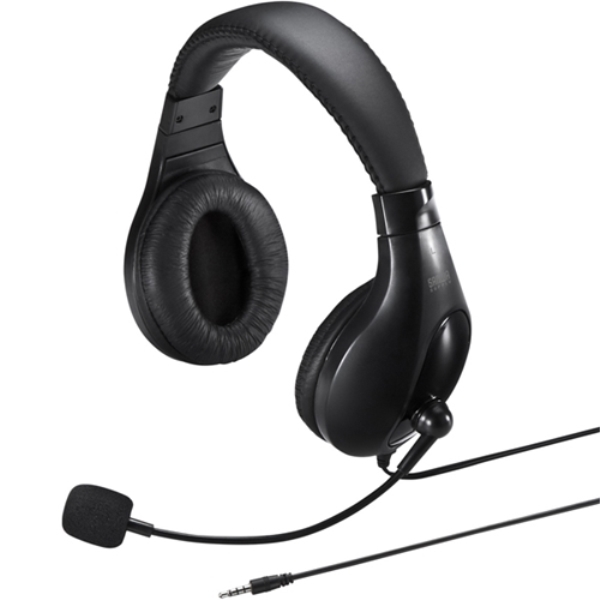 4極対応ヘッドセット(ブラック) MM-HS401BK