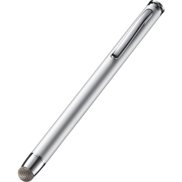 導電性ファイバー素材タッチペン(先端交換部品付属・シルバー) PDA-PEN43SV