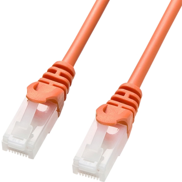 ツメ折れ防止CAT5eLANケーブル(10m・オレンジ) LA-Y5TS-10D