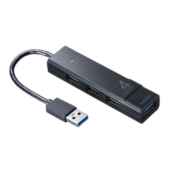 USB3.1 Gen1+USB2.0コンボハブ(ブラック) USB-3H421BK