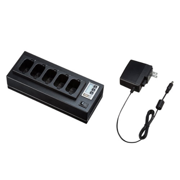 ワイヤレスガイド用充電器(5台用) MM-WGS2-CL5