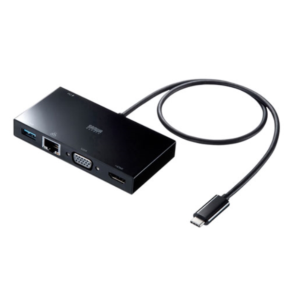 USB Type-CoChbLOXe[V(USB3.2 Gen1ELANEHDMIEVGA) USB-3TCH30BK