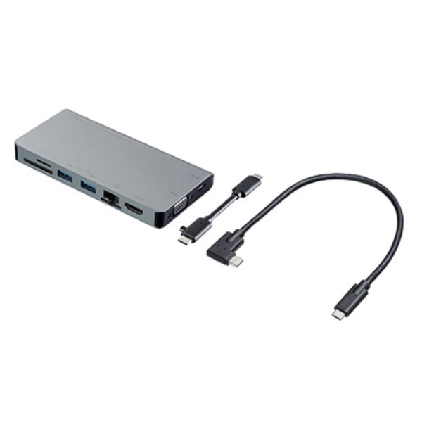 USB Type-C hbLOnu(VGAEHDMIELAN|[gEJ[h[_[) USB-3TCH13S2