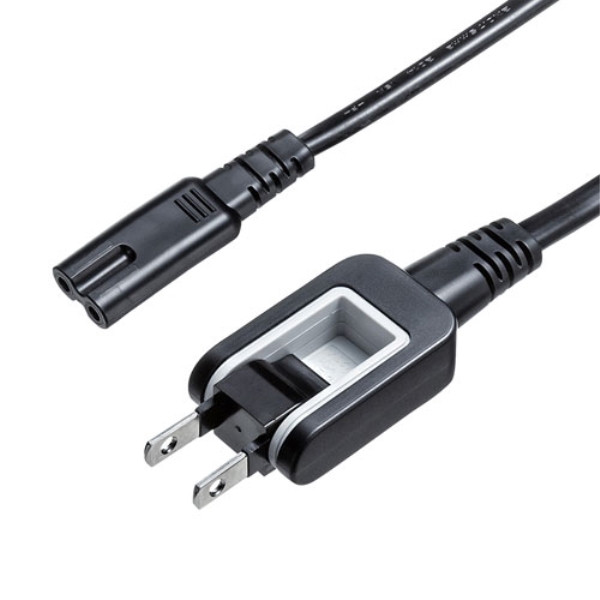 メガネ型コネクタ対応電源コード(2m) KB-DM2S12A-2