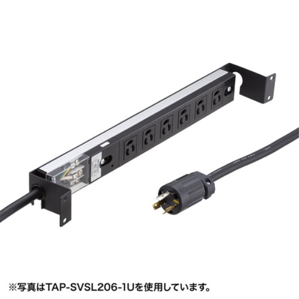 サーバーラック用コンセントバー1U(15A) TAP-SVSL156-1U