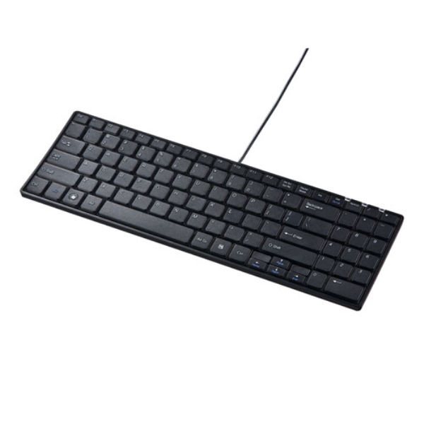 英語配列USBスリムキーボード(ブラック) SKB-E2UN