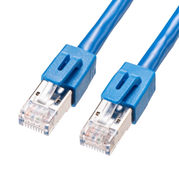 カテゴリ6STP LANケーブル(ブルー・2m) KB-T6STP-02BL