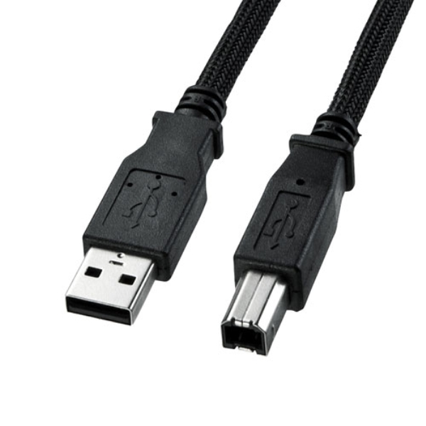 ナイロンメッシュUSB2.0ケーブル(2m) KU20-NM20K2