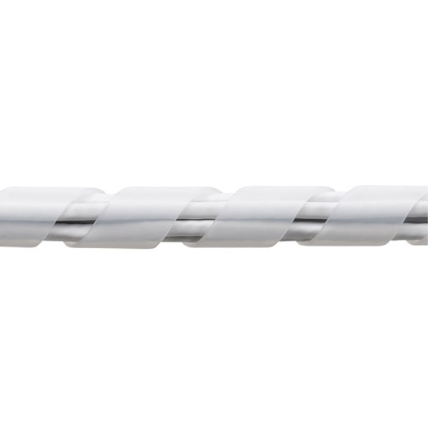 ケーブルタイ(スパイラル・ホワイト)5m巻き・内寸直径20mm CA-SP20W-5N