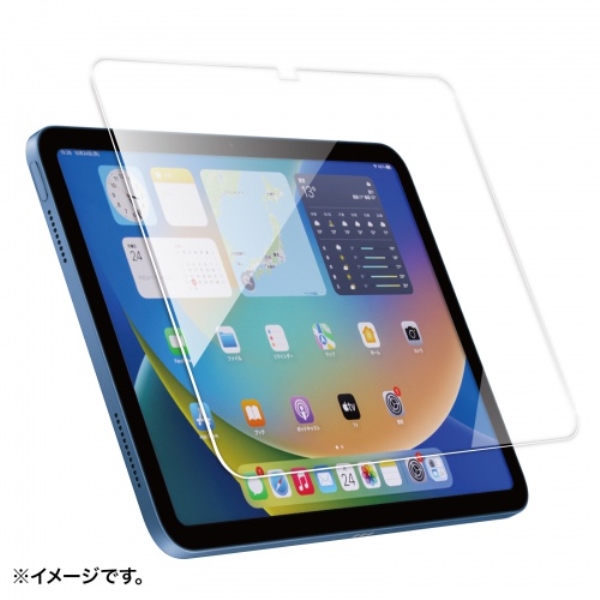 Apple 第10世代iPad 10.9インチ用強化ガラスフィルム LCD-IPAD109G