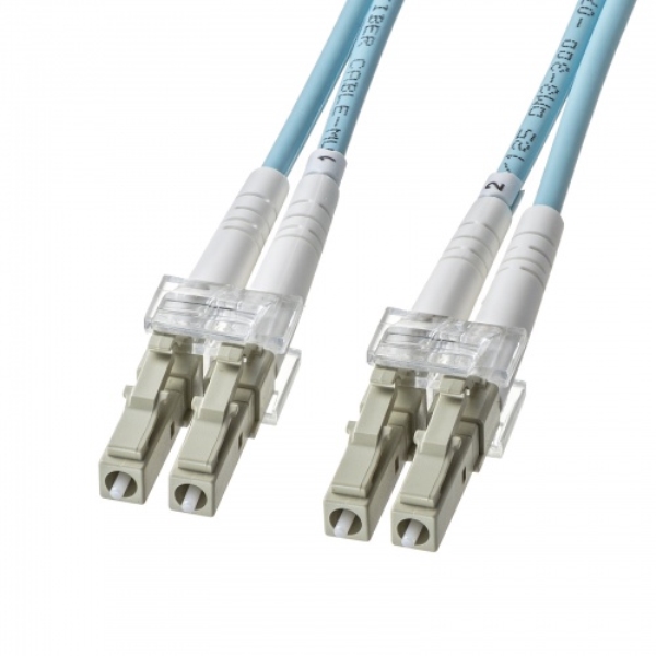 アーマードメガネ型光ファイバケーブル(マルチOM3、LC×2-LC×2、10m) HKB-AMOM3LCLC-10