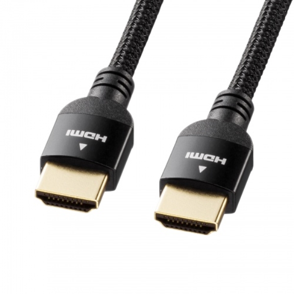ハイスピードHDMIナイロンメッシュケーブル(ブラック・1m) KM-HD20-NM10