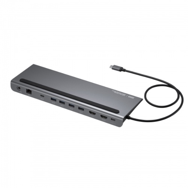 USB Type-Cドッキングステーション(4K対応・HDMI×2画面出力) USB-CVDK14