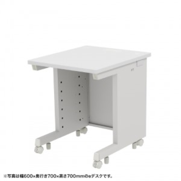 eデスク(ホワイト) W600×D600×H720【受注生産品】 ED-SK6060W72