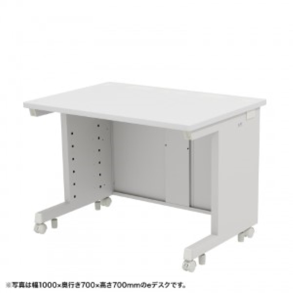 eデスク(ホワイト) W1000×D650×H720【受注生産品】 ED-SK10065W72