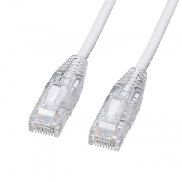 カテゴリ6LANケーブル(スリム、やわらか、ツメ折れ防止コネクタ、10m・ホワイト) KB-SL6YS-10W