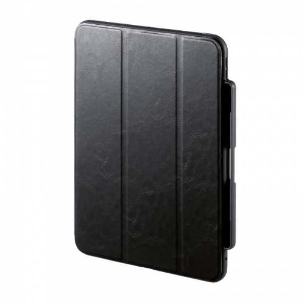 iPad Pro 11インチ(M4/2024)用タッチペン収納ポケット付きケース PDA-IPAD1714BK3