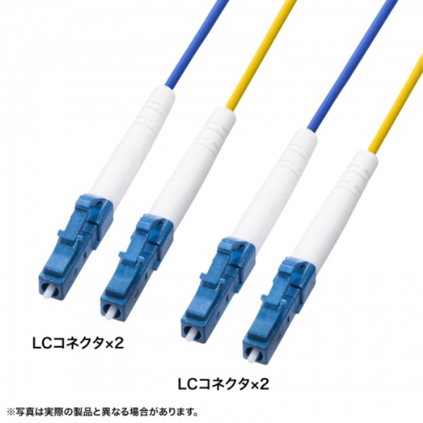 防水ロバスト光ファイバケーブル(シングル9μm、2芯、LC×2-LC×2、5m) HKB-WRB2LCLC1-05