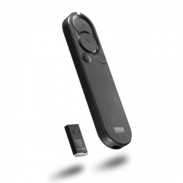 サンワサプライ 2WAYプレゼンター（グリーンレーザー・マウス操作対応