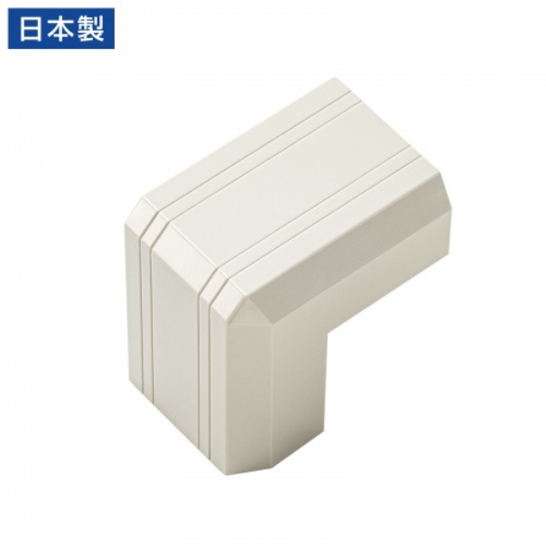 CA-KK22MW用ケーブルカバー(幅22mm、出角、ミルキーホワイト) CA-KK22MWD