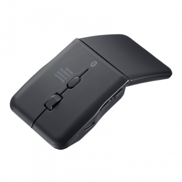 静音Bluetooth5.0 IR LEDマウス(5ボタン・薄型) MA-BIS5116BK