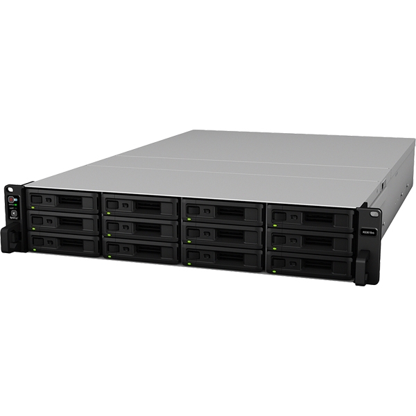 RackStation  クアッドコアXeon D-1521搭載12ベイ2UラックマウントNASサーバー HDD非搭載モデル RS3618xs