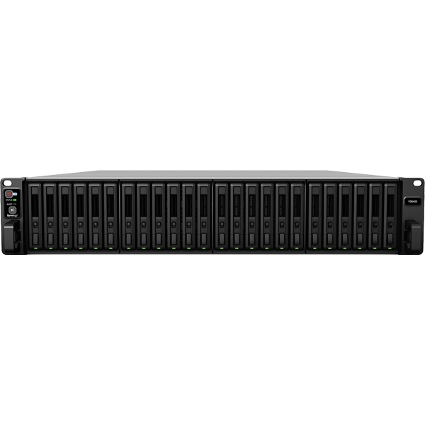 FlashStation  24ベイ オールフラッシュNAS デュアル8コアXeon RAM32GB 10GBASE-T ディスク非搭載モデル FS6400