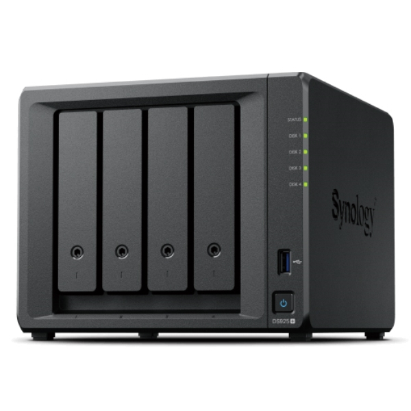 DiskStation  AMD RYZEN 1500B CPU搭載多機能4ベイNASサーバー DS925+