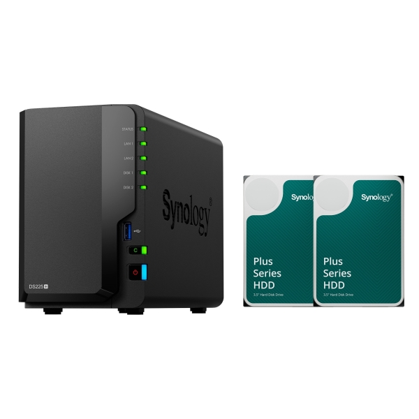 Synology DiskStation DS225+ +HAT3300-4TB 2個 DS225+_HAT3300-4TB2
