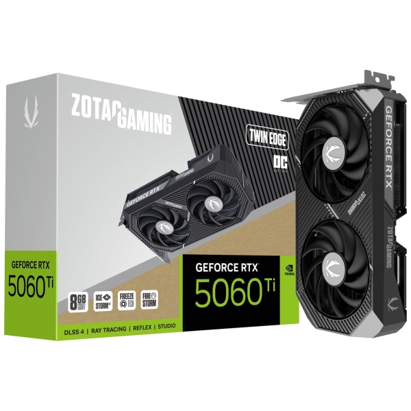 グラフィックボード ZOTAC GAMING GeForce RTX 5060 Ti 8GB Twin Edge OC ZT-B50610H-10M