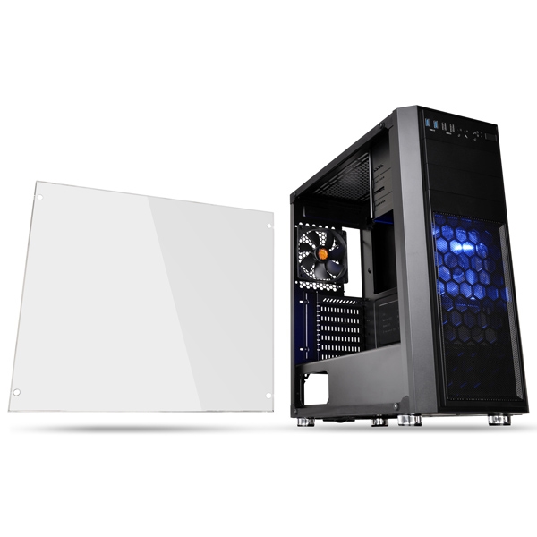ミドルタワー型PCケース Versa H26 Black /w casefan CA-1J5-00M1WN-01