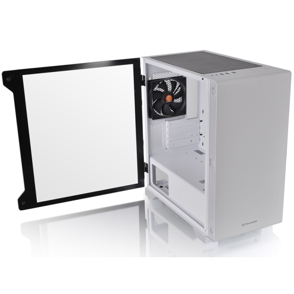 Thermaltake S100 ガラスPCケース ホワイト SSD.電源付き 強化ガラス採用で安価な白いPCケースThermaltake S100 TGを