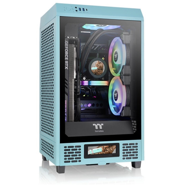 ミニタワーPCケース The Tower 200 Turquoise CA-1X9-00SBWN-00