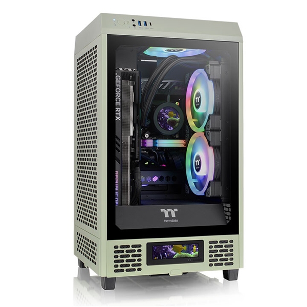 ミニタワーPCケース The Tower 200 Matcha Green CA-1X9-00SEWN-00