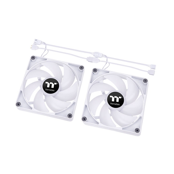 PCP[Xt@ CT140 ARGB Sync PC Cooling Fan White 2 Pack CL-F154-PL14SW-A