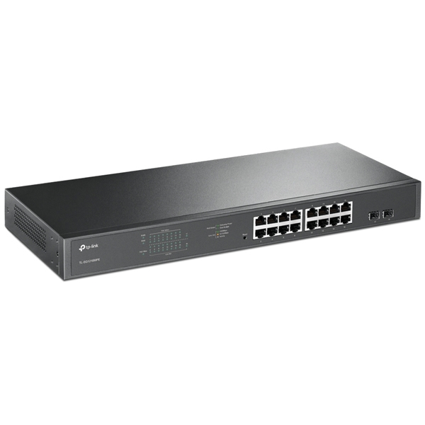 JetStream 16-Port Gigabit Easy Smart PoE/PoE+ Switch TL-SG1218MPE